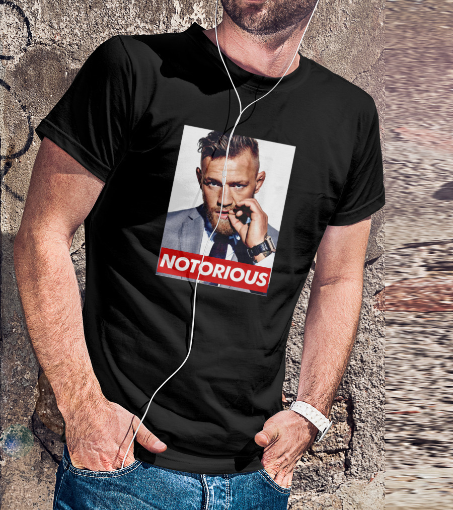 Notorious Conor Mcgregor Iconic Style Suited T-Shirt