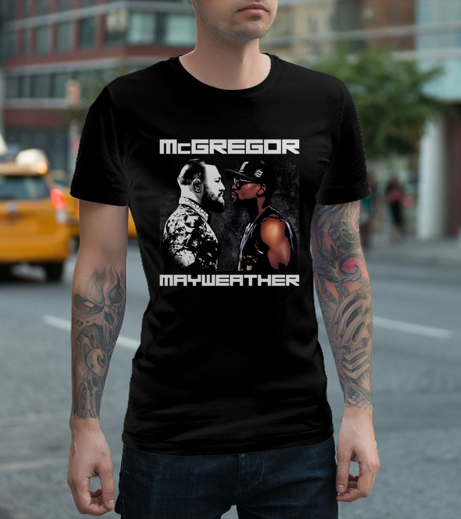 McGregor Versus Mayweather Face-Off T-Shirt