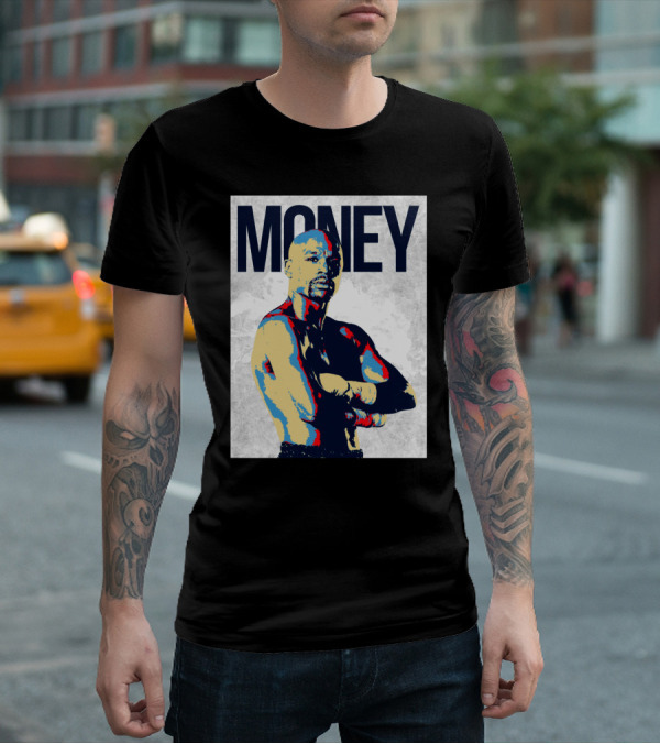 Money Boxer In Multicolor Pop Art Style T-Shirt