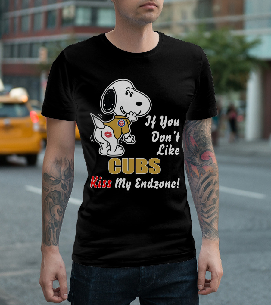 If You Don't Like Cubs Kiss My Endzone T-Shirt