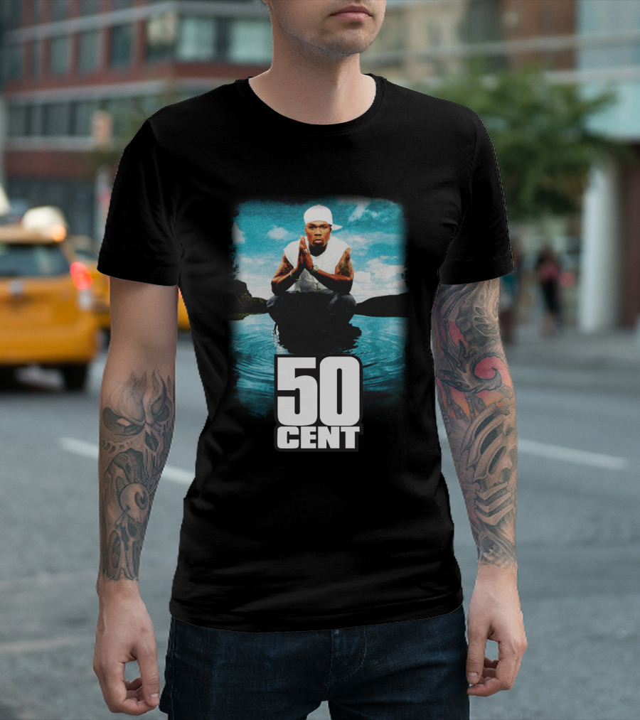 Cent Iconic Album Cover With Praying Pose And Sky T-Shirt