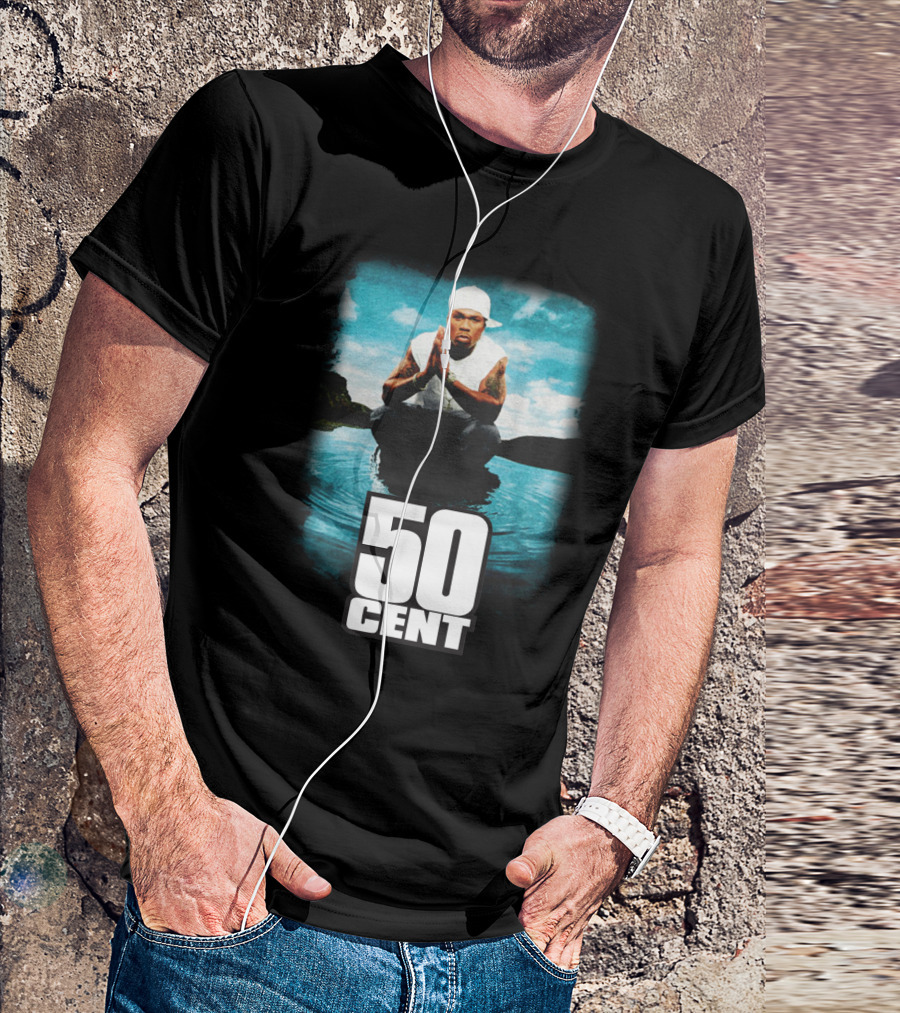 Cent Iconic Album Cover With Praying Pose And Sky T-Shirt