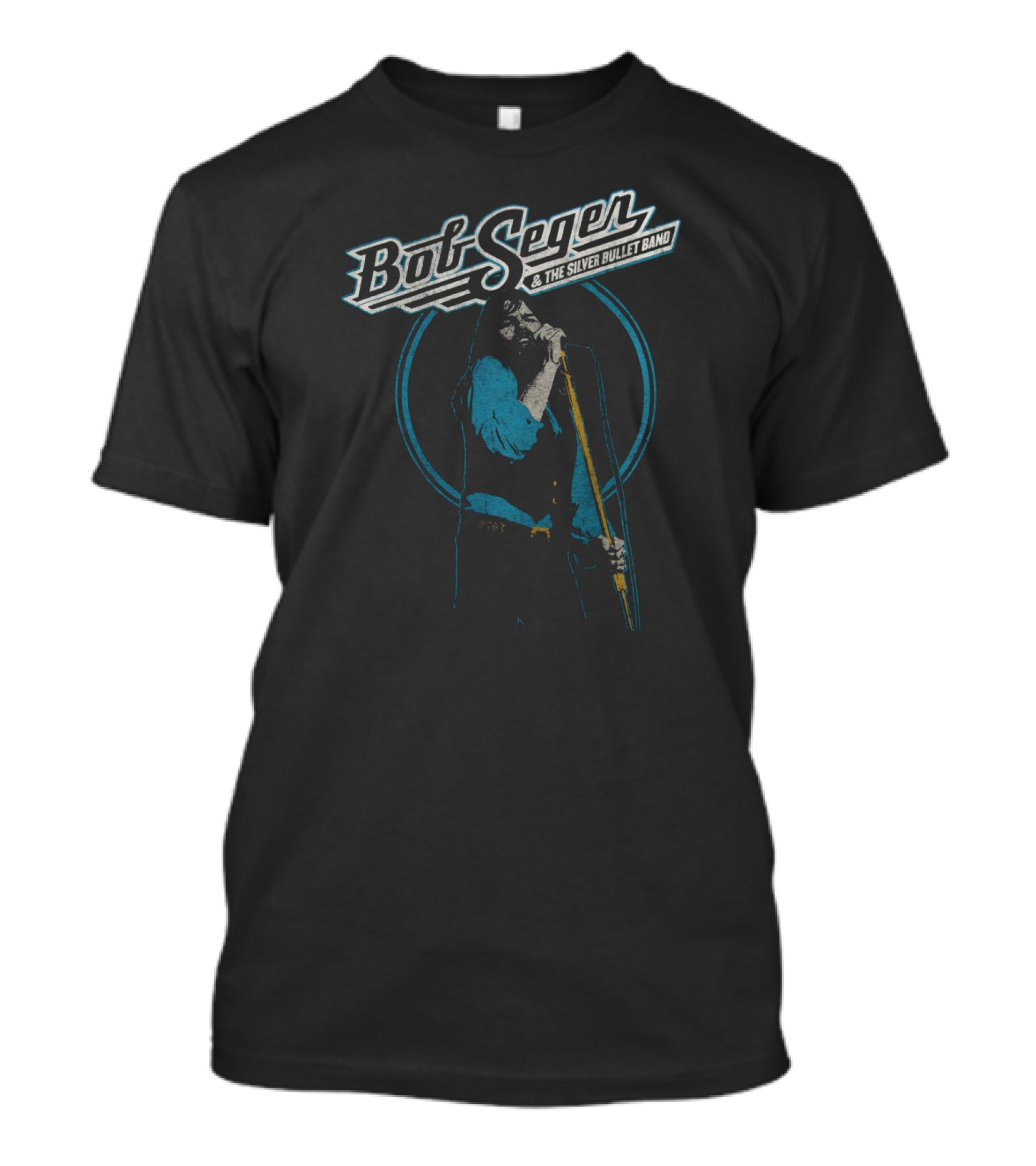 Bob Seger & The Silver Bullet Band Vintage Concert Style T-Shirt