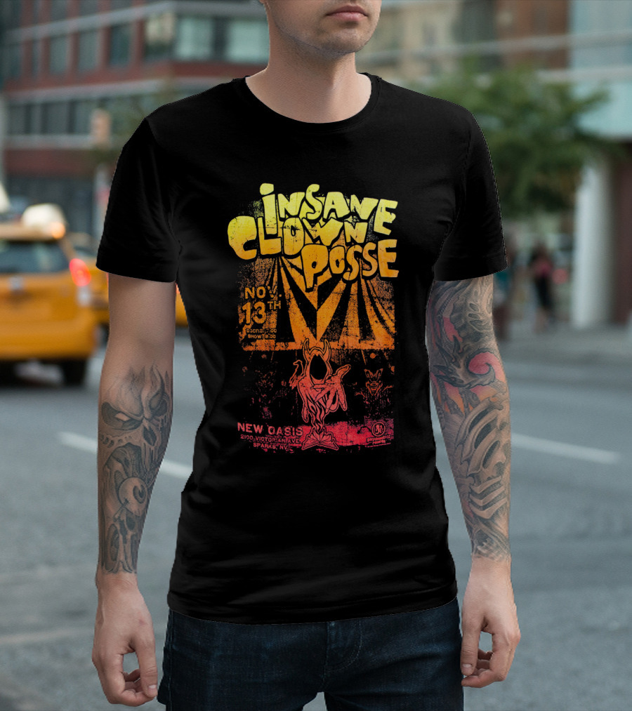 Insane Clown Posse No. 13Th Concert Show New Oasis Sparks Nv T-Shirt