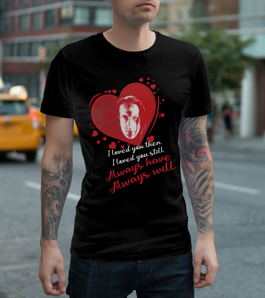 Lamb of God Heart and Love Message with Portrait Illustration and Romantic Text T-Shirt
