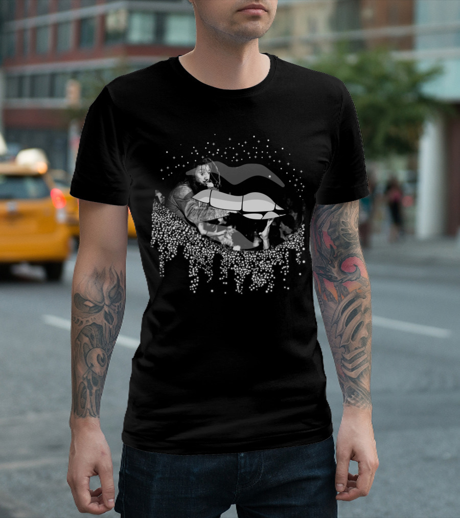 Bad Brains Monochrome Lips Concert T-Shirt