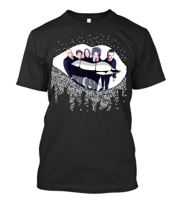 The Cure Band Members Inside Glittering Lips T-Shirt