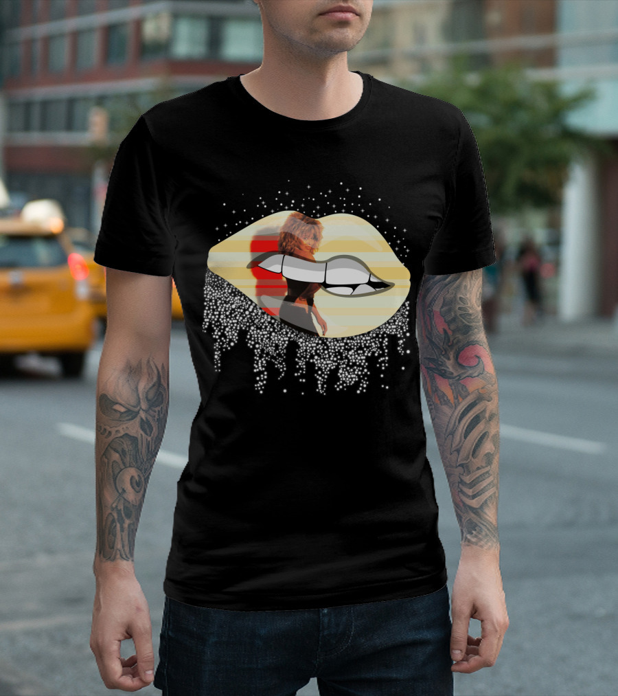 Tina Turner Lips Iconic Performance T-Shirt