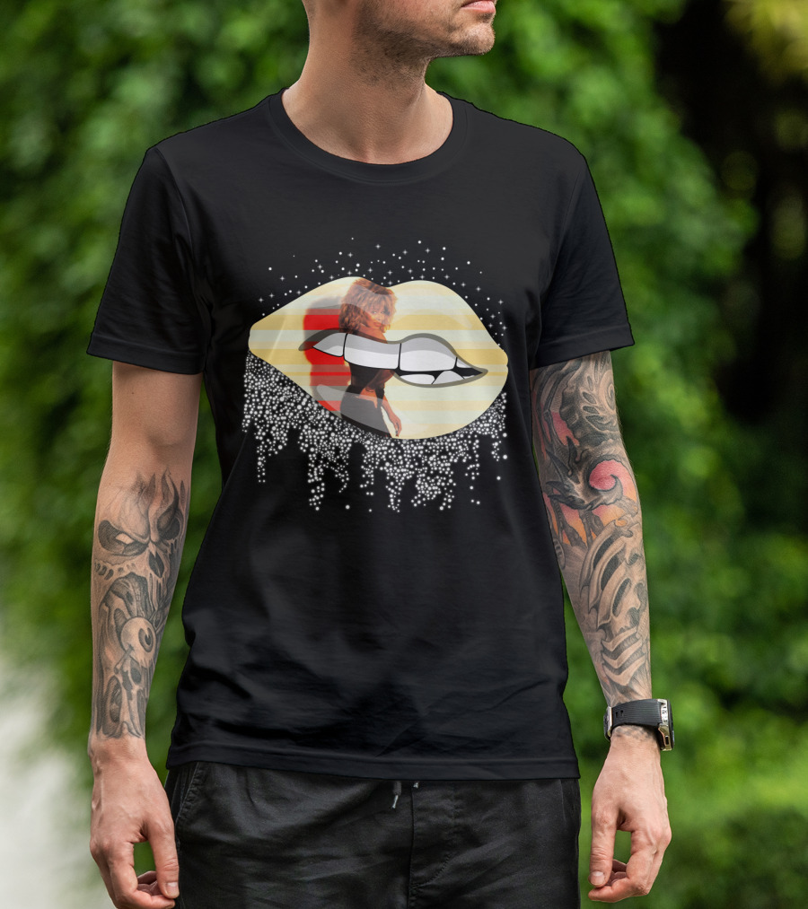 Tina Turner Lips Iconic Performance T-Shirt