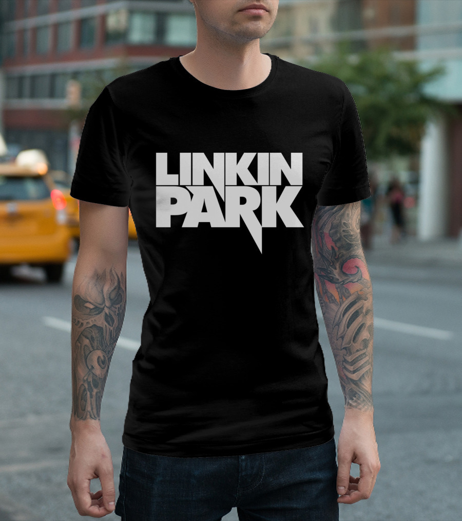 Linkin Park Logo Rock Band Black T-Shirt