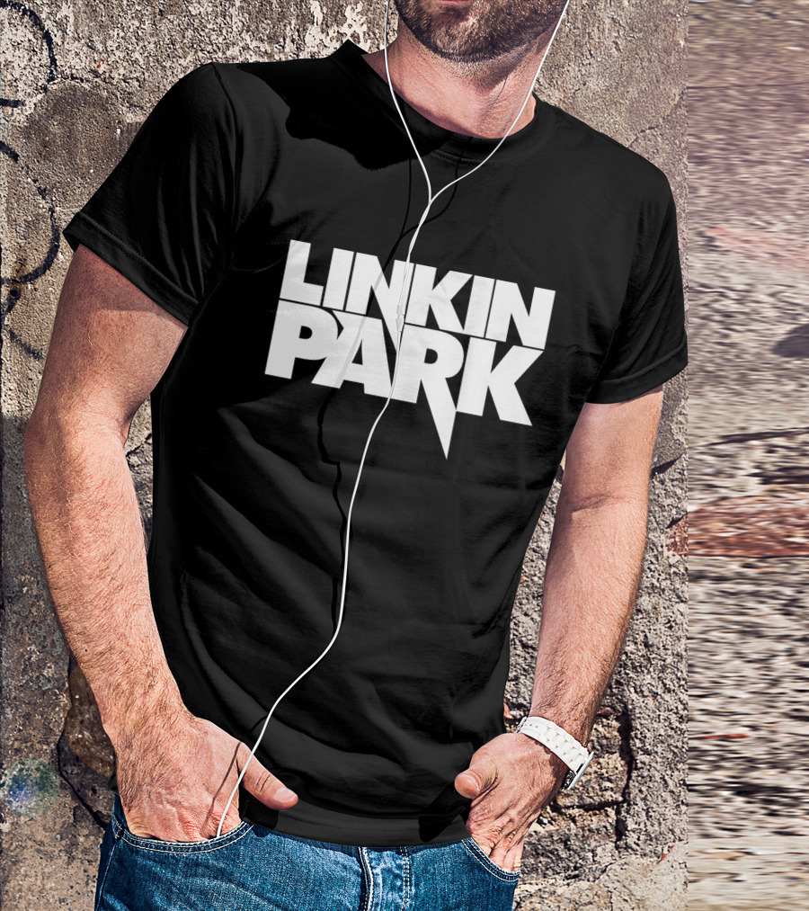 Linkin Park Logo Rock Band Black T-Shirt