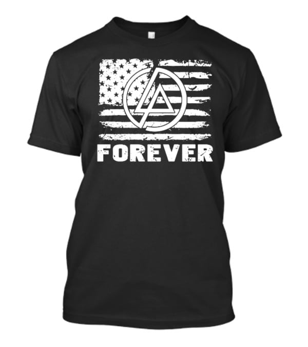 Linkin Park Forever American Flag Lp T-Shirt