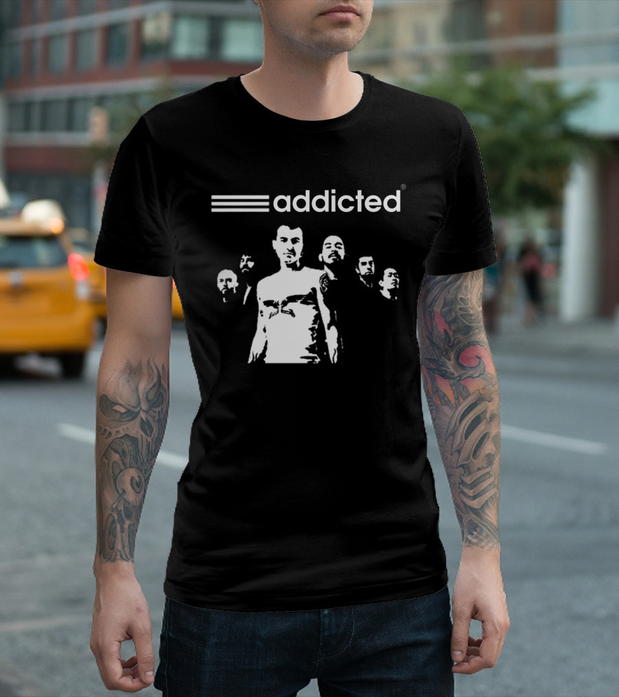 Addicted Rock Band Linkin Park T-Shirt