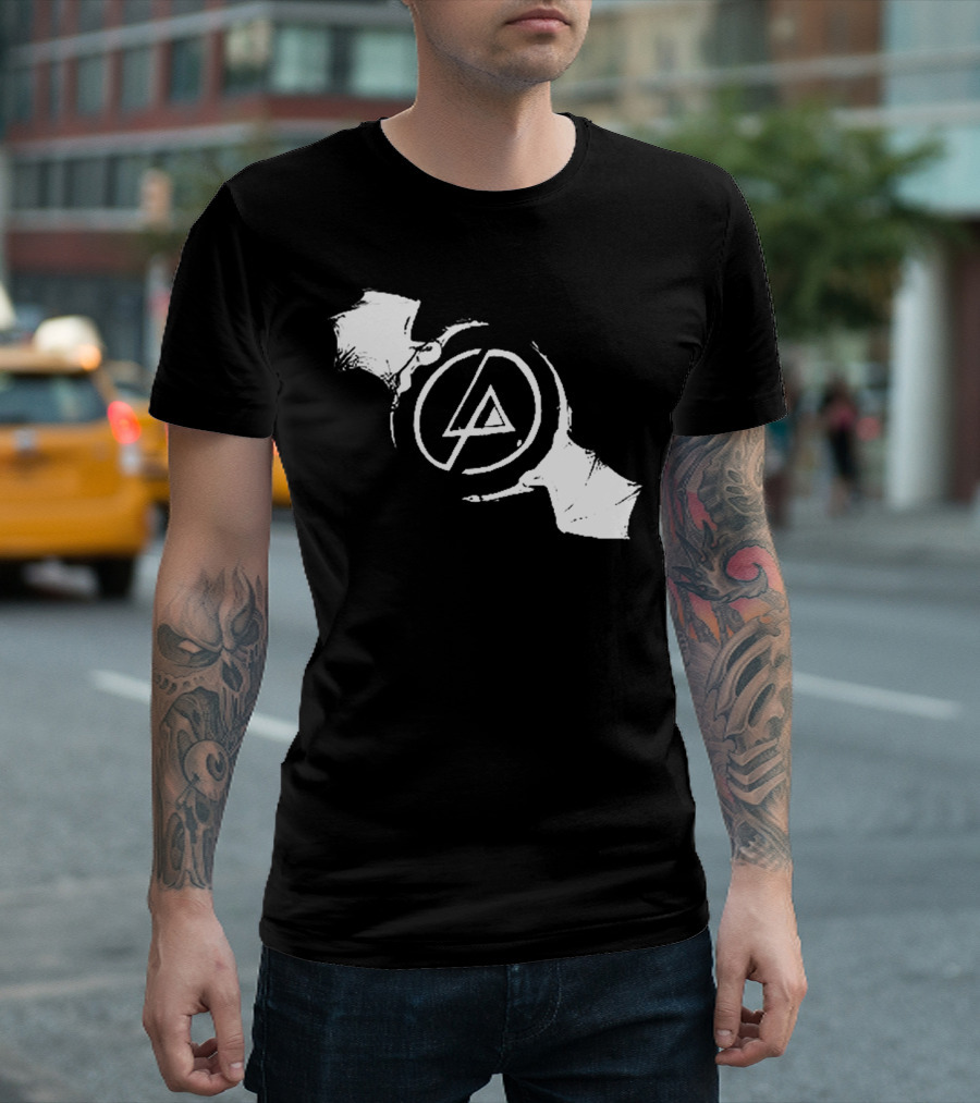 Linkin Park Symbol Bat Wings Logo Rock Band T-Shirt