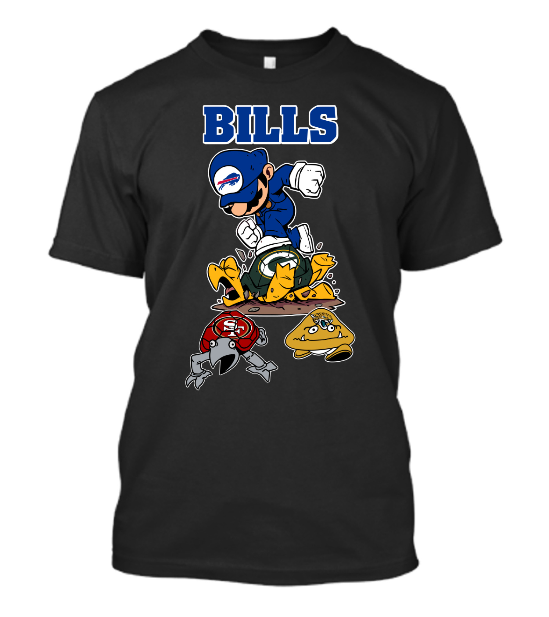 Bills Buffalo Parody Character Football Rivalry Icons T-Shirt