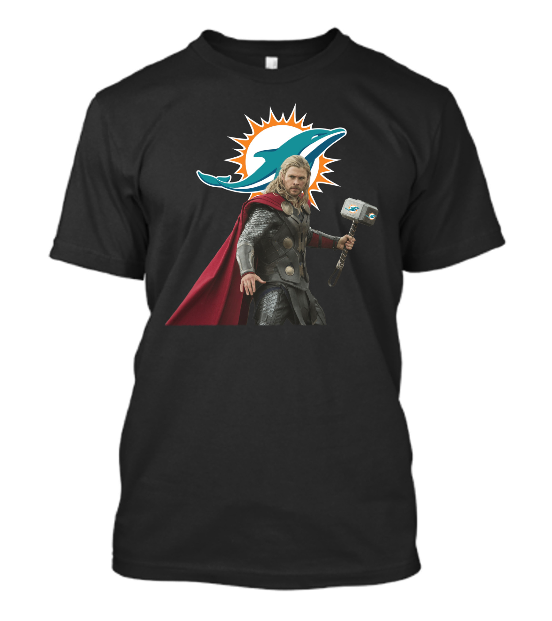 Miami Dolphins Thor Crossover T-Shirt