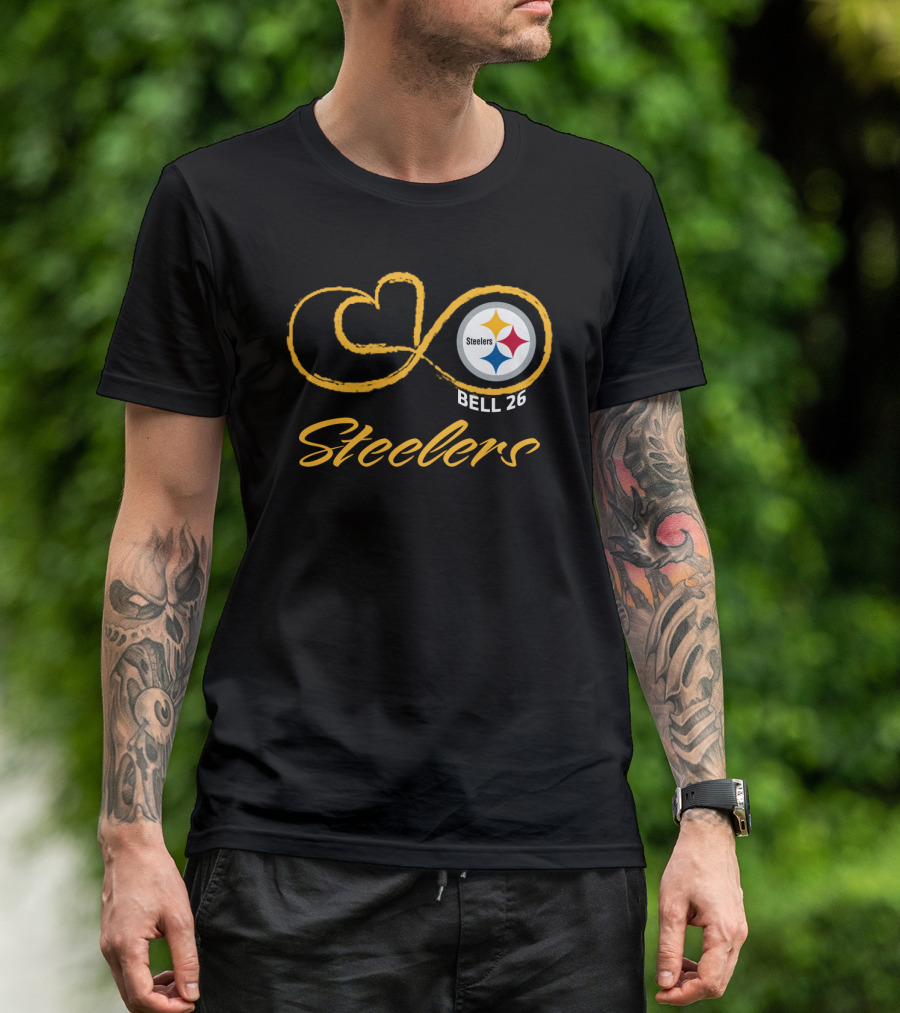 Steelers Bell 26 Infinity Pittsburgh T-Shirt