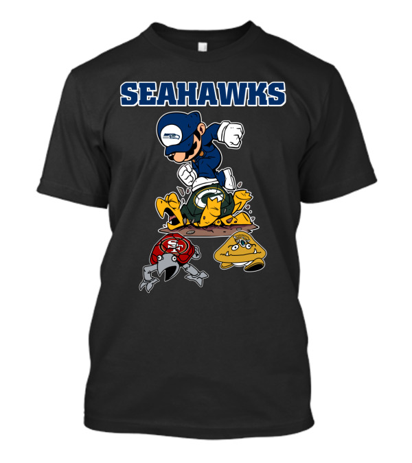 Seattle Seahawks Mario Style Victory Over Rivals T-Shirt