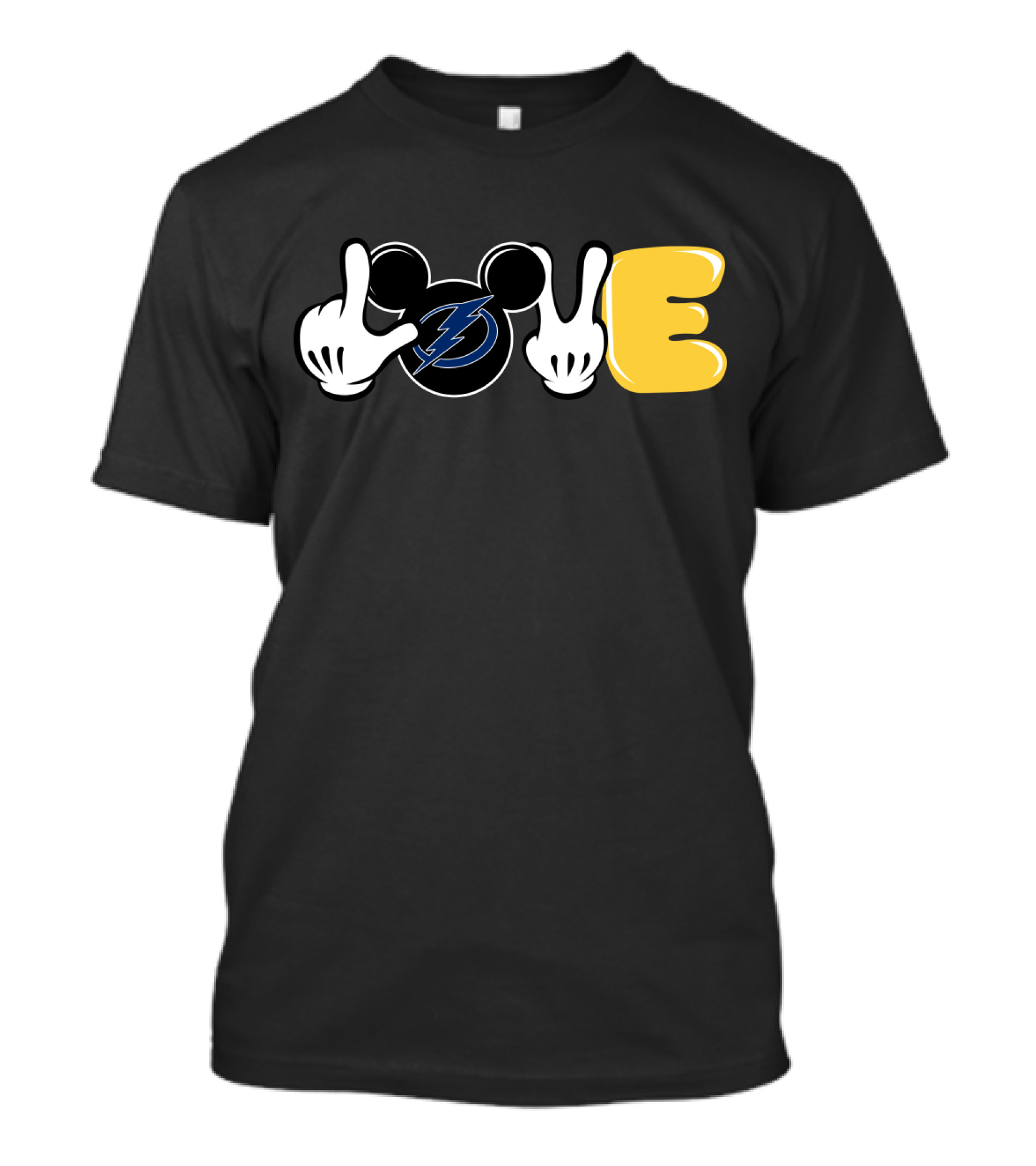 Love Tampa Bay Lightning Mickey Hands T-Shirt