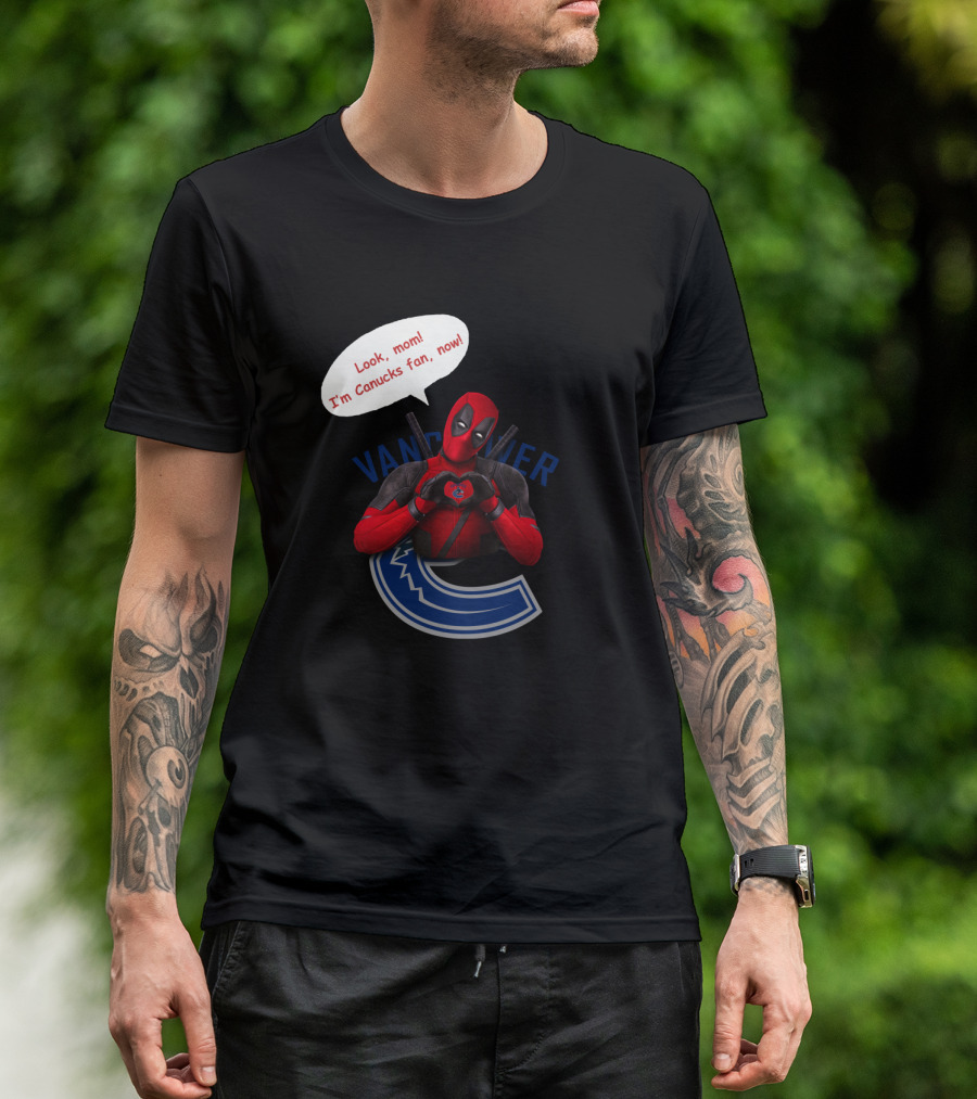 Vancouver Canucks Fan Comic Character T-Shirt