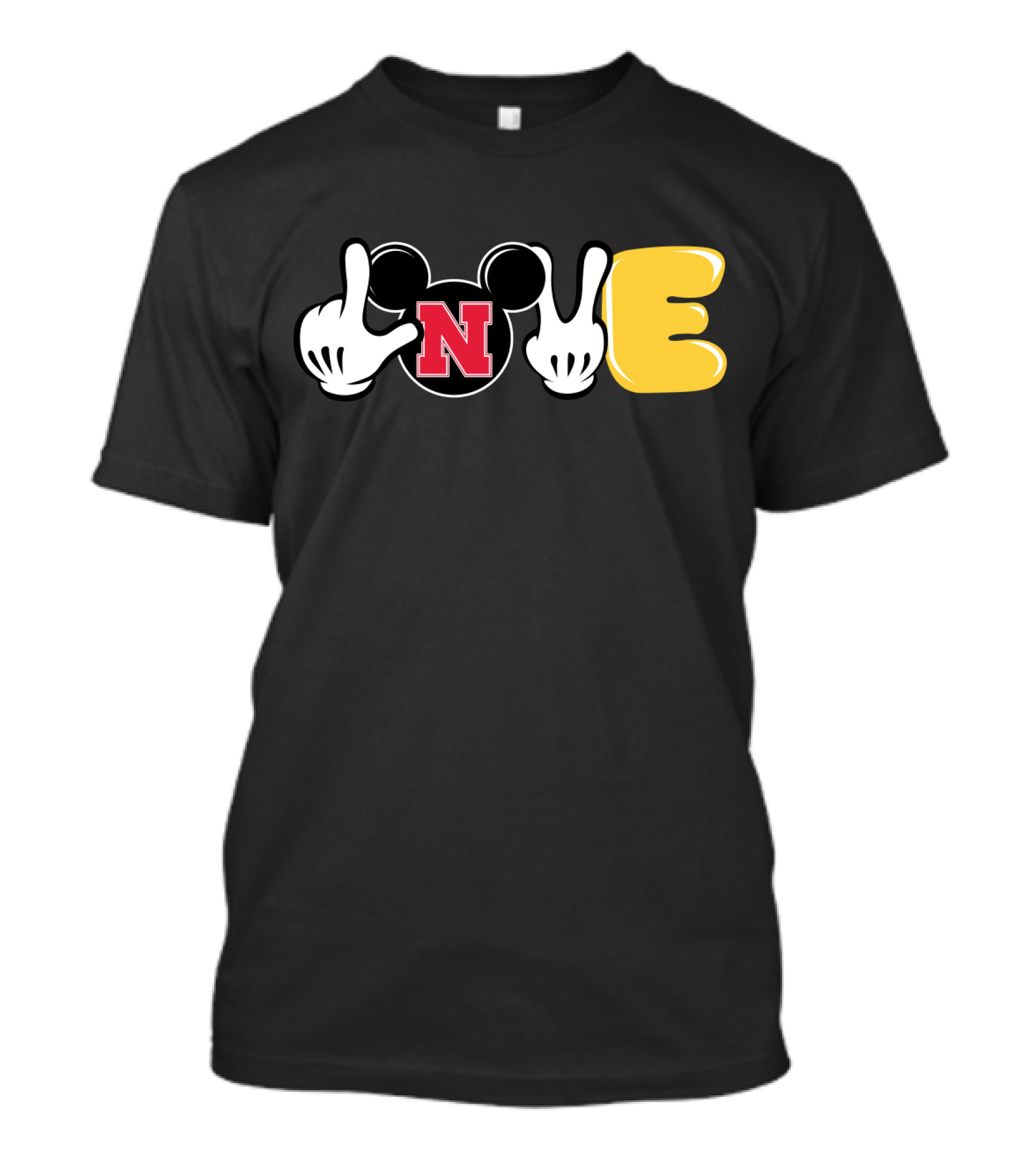 Nebraska Cornhuskers Football Mickey Love T-Shirt