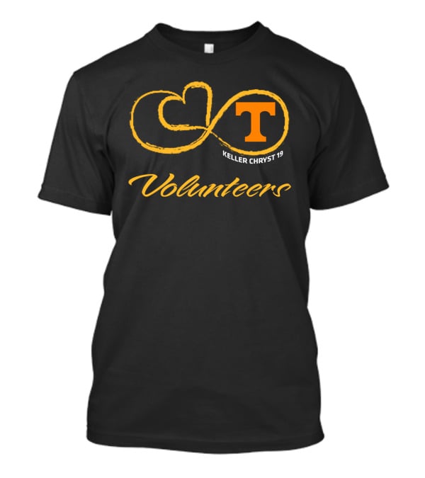Tennessee Volunteers Keller Chryst 19 Football T T-Shirt