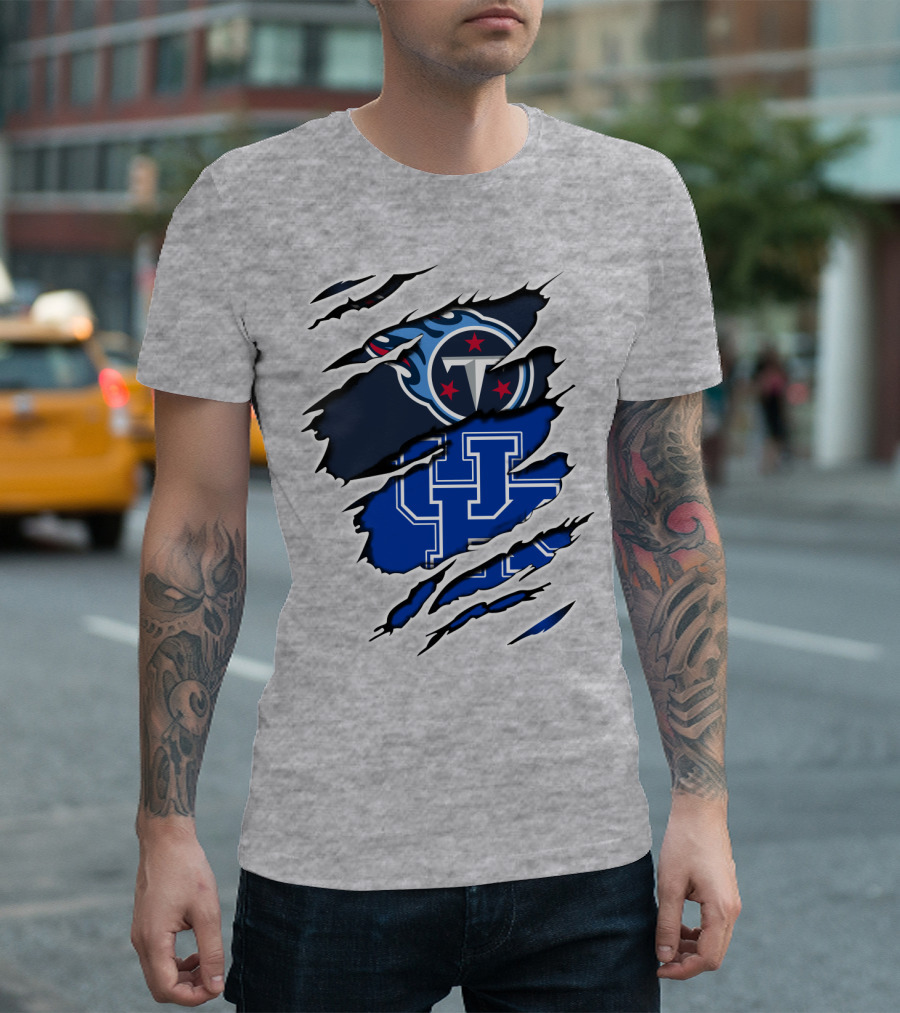 Titans Kentucky Wildcats Torn Reveal T-Shirt