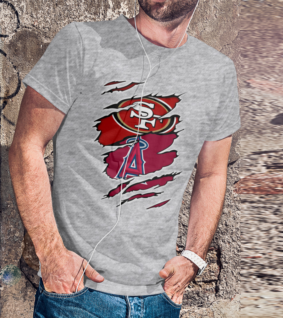 49ers SF Angels A Logo Fusion T-Shirt