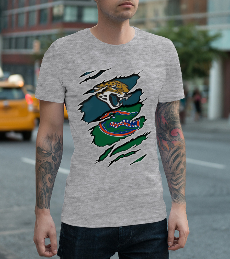 Nfl Jaguars Gators Florida Football Team Rivalry T-Shirt