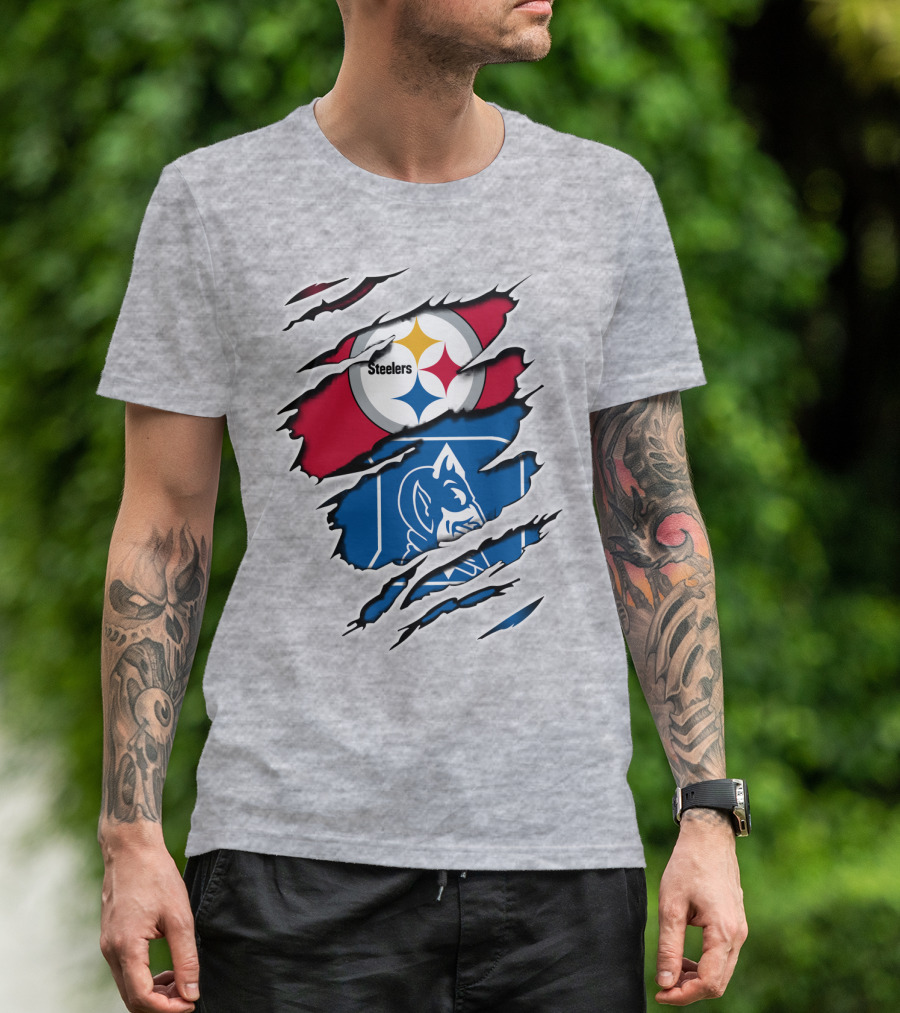 Steelers Duke Logo Fusion T-Shirt