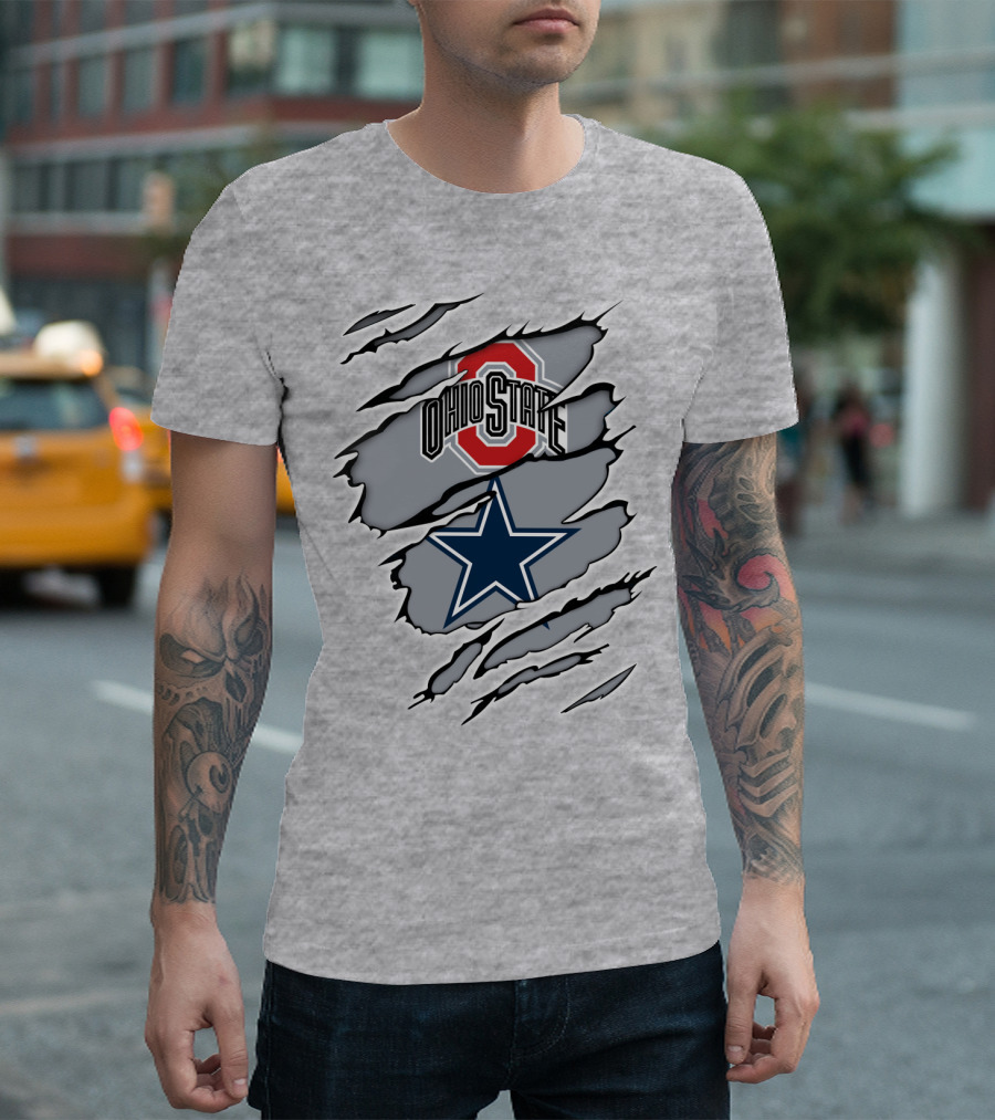 Ohio State Cowboys Dallas Star Burst T-Shirt