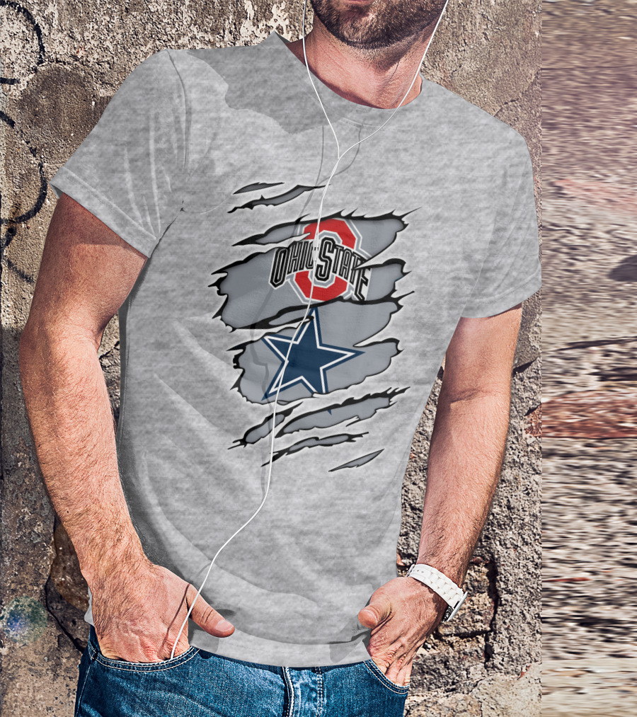 Ohio State Cowboys Dallas Star Burst T-Shirt