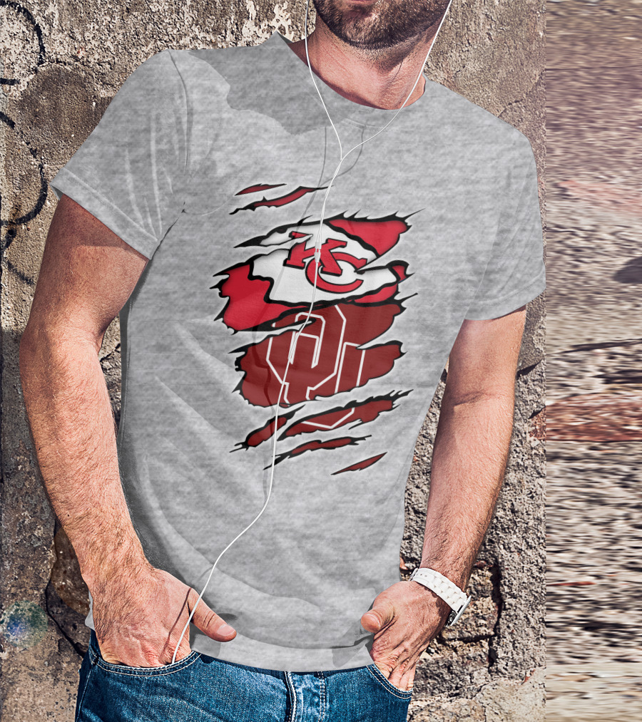 KC Chiefs Oklahoma Sooners T-Shirt