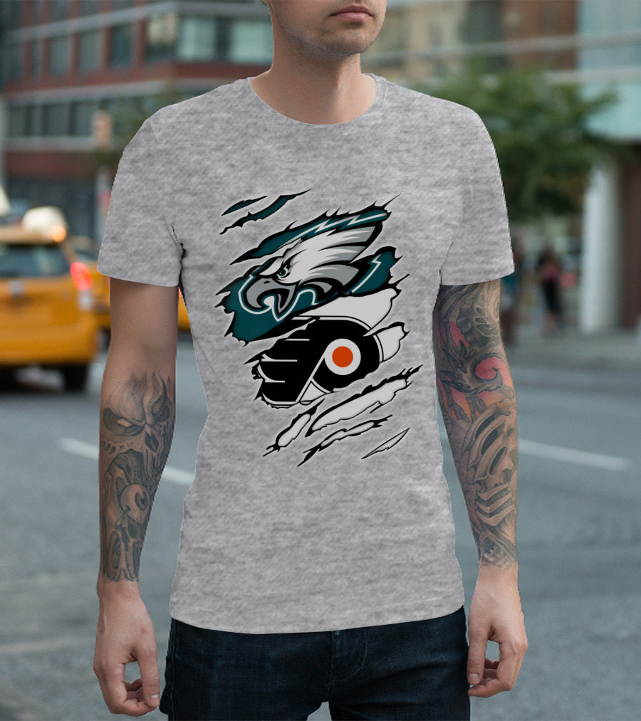 Philadelphia Eagles Flyers Team Fusion T-Shirt