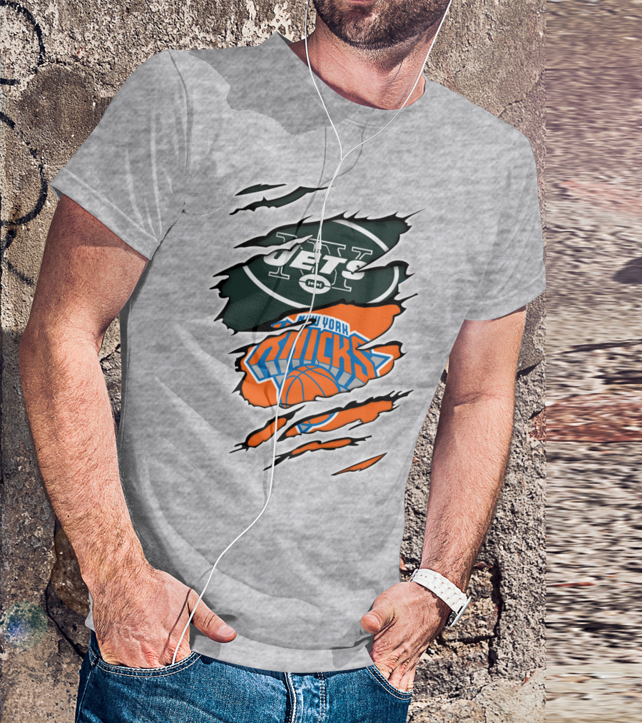 Jets Knicks New York Sports Fans T-Shirt