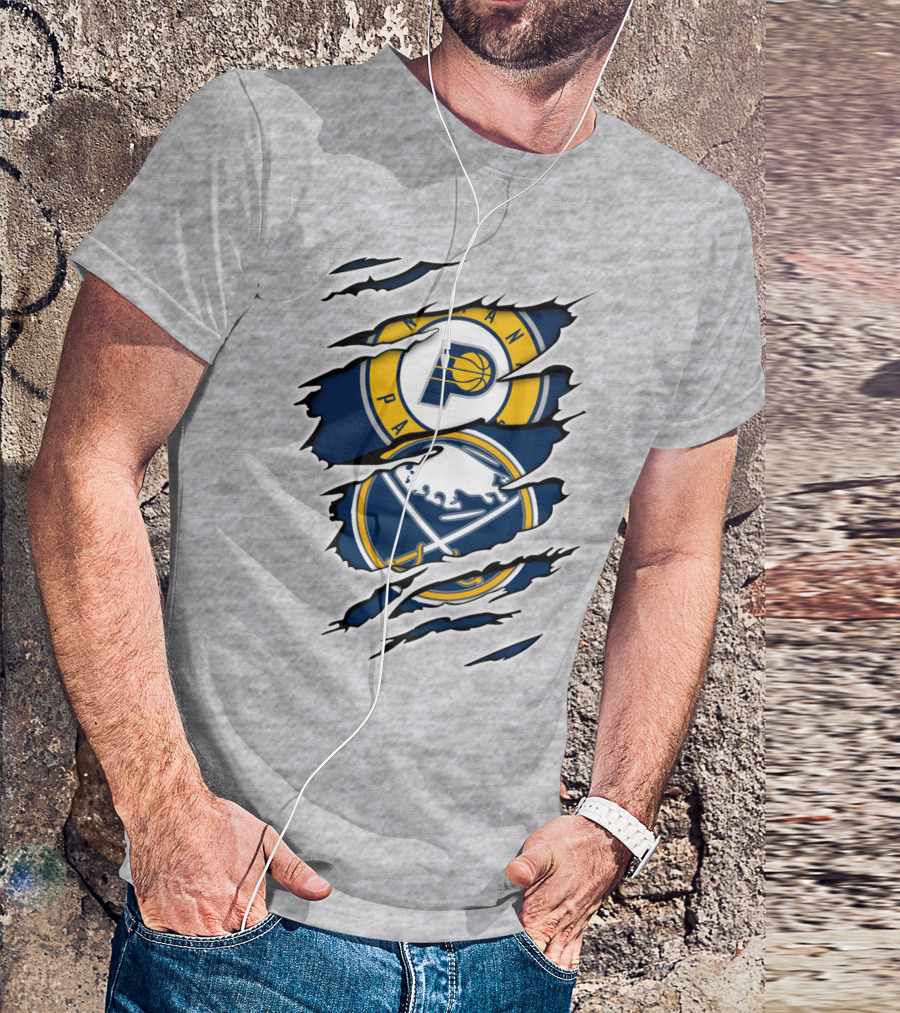 Indiana Pacers Buffalo Sabres Crossover T-Shirt