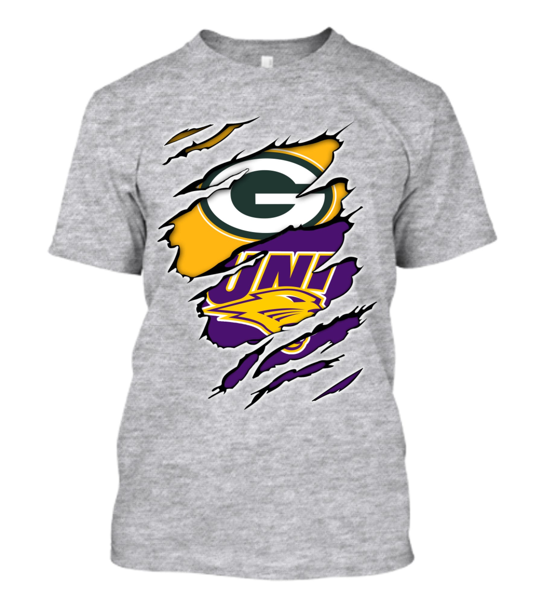 Packers UNI Logo Torn T-Shirt