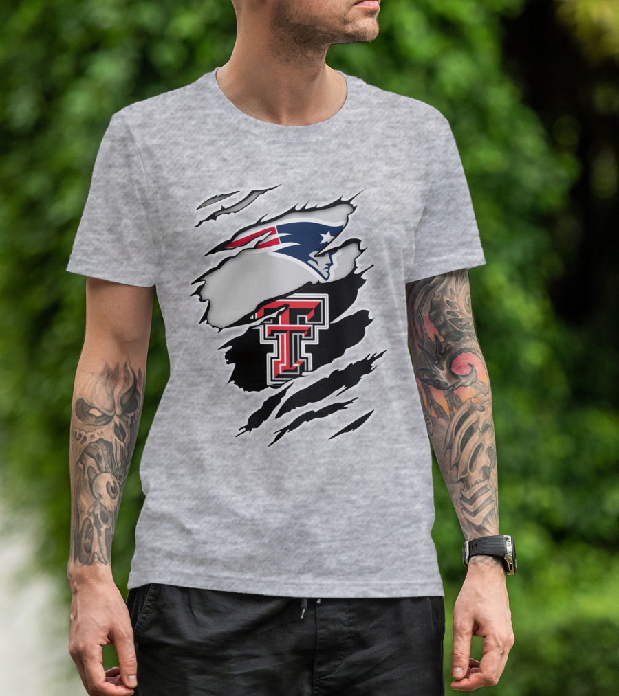 Patriots Texas Tech Double T Logo Fusion T-Shirt