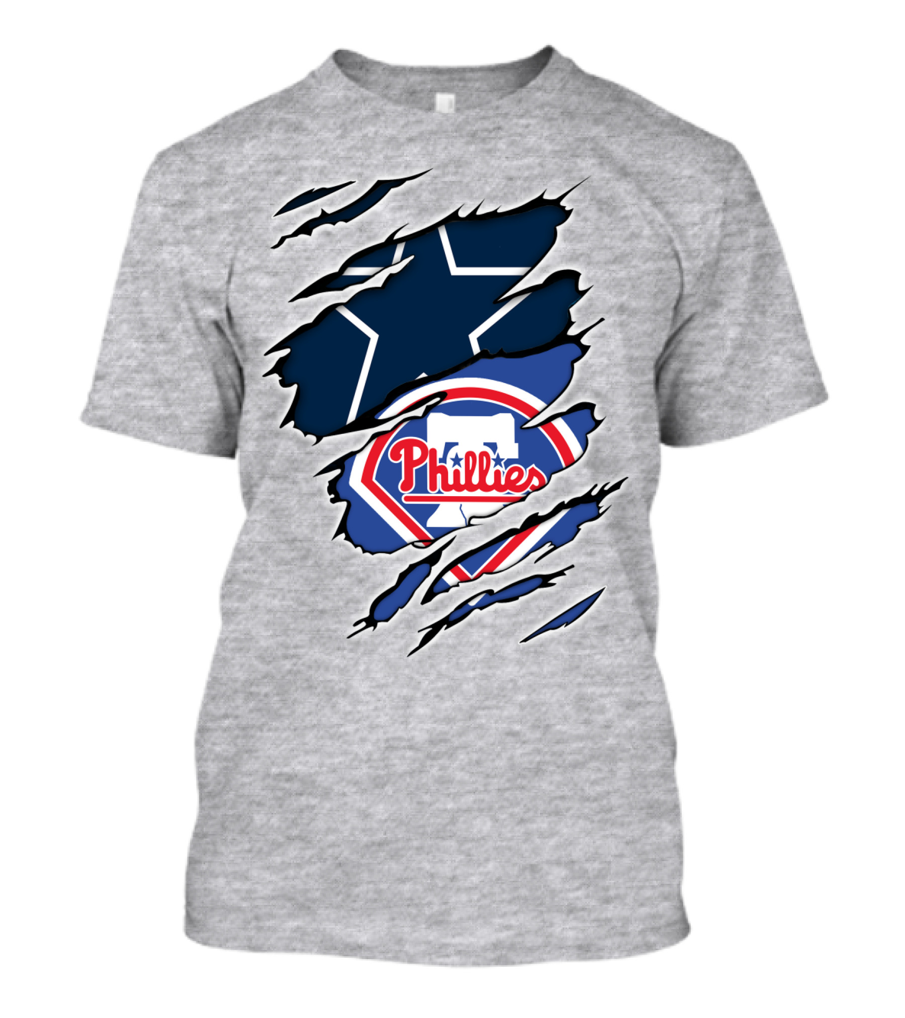 Dallas Cowboys Philadelphia Phillies Mashup T-Shirt