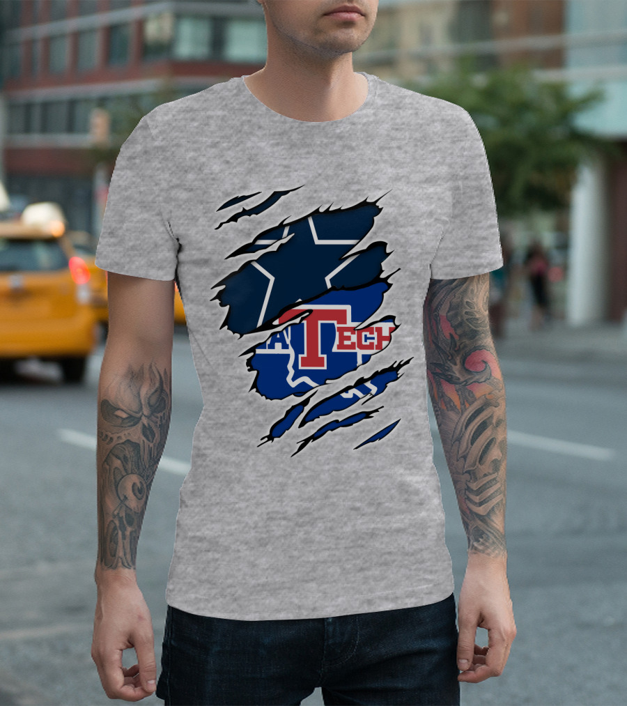Dallas Cowboys Louisiana Tech Bulldogs T-Shirt