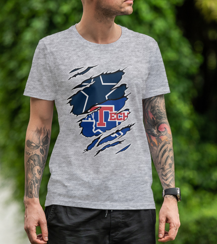 Dallas Cowboys Louisiana Tech Bulldogs T-Shirt