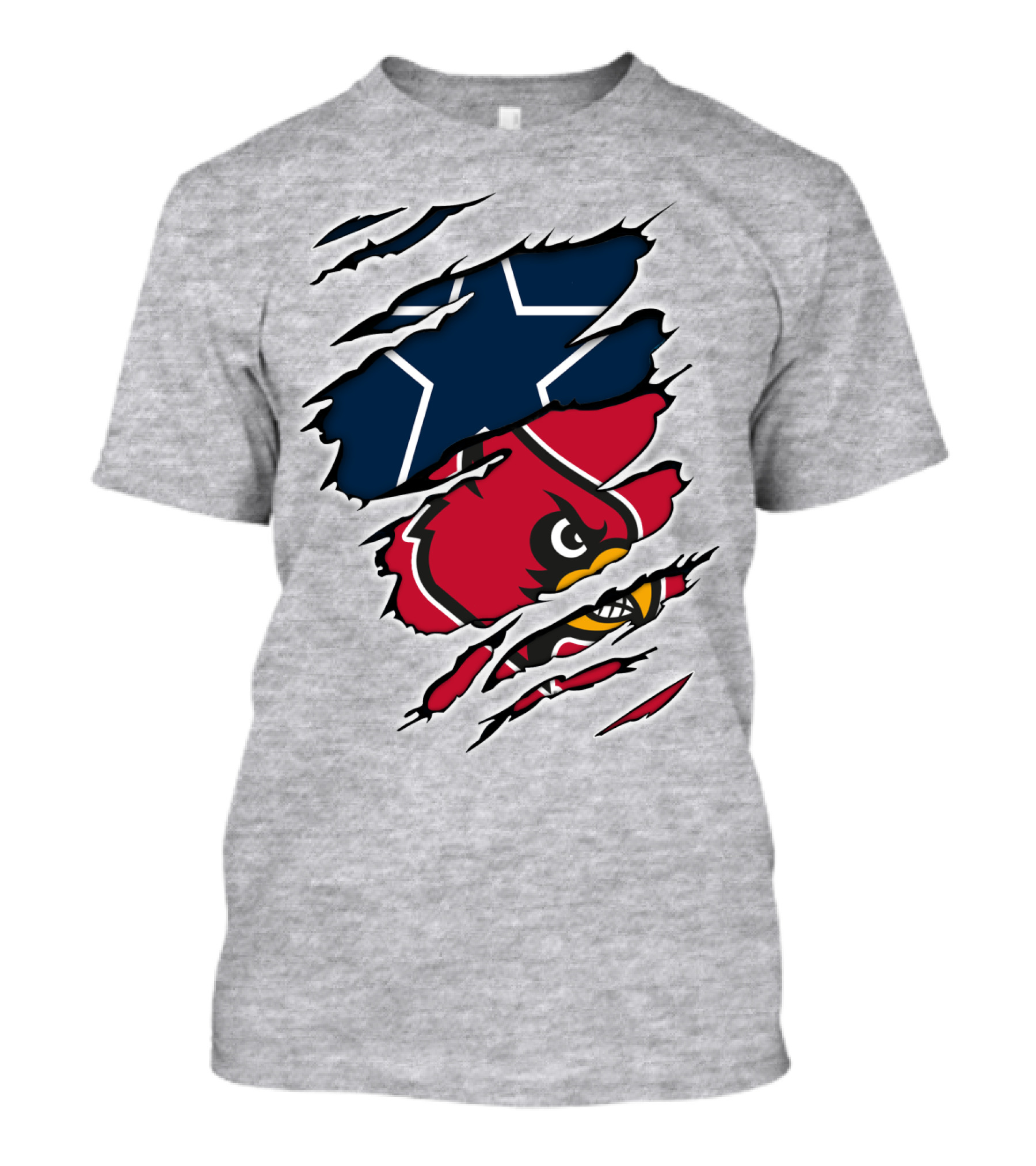 Cowboys Louisville Cardinals Tech Cowboys T-Shirt