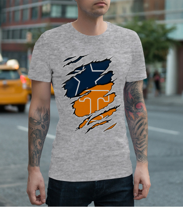 Cowboys Tennessee Vols Star Claw T-Shirt