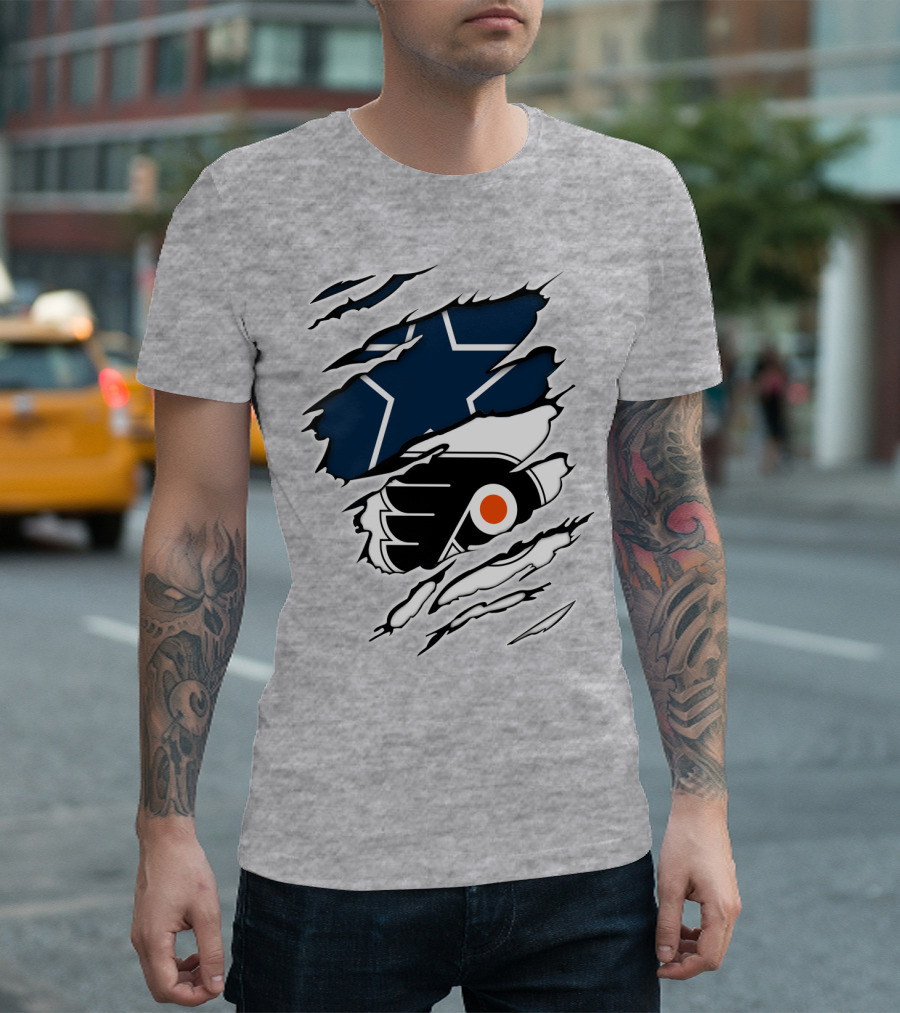 Cowboys Flyers Cowboys Logos Blend T-Shirt
