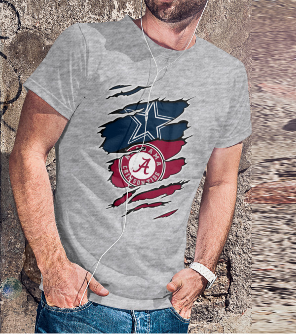 Dallas Cowboys Alabama Crimson Tide T-Shirt