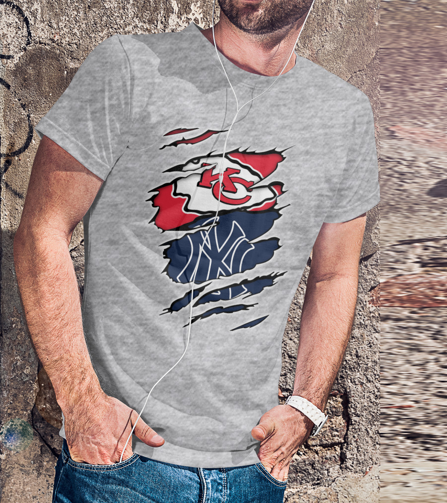 Chiefs Kc Yankees Ny Crossover T-Shirt