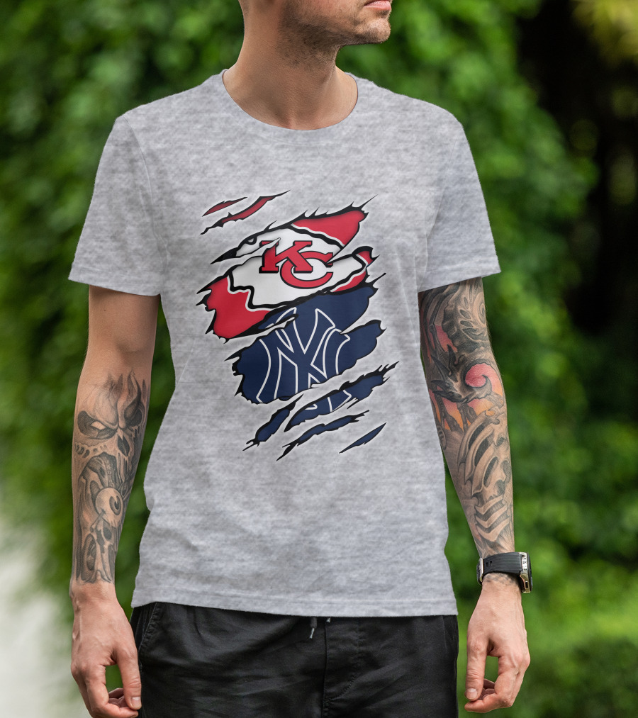 Chiefs Kc Yankees Ny Crossover T-Shirt