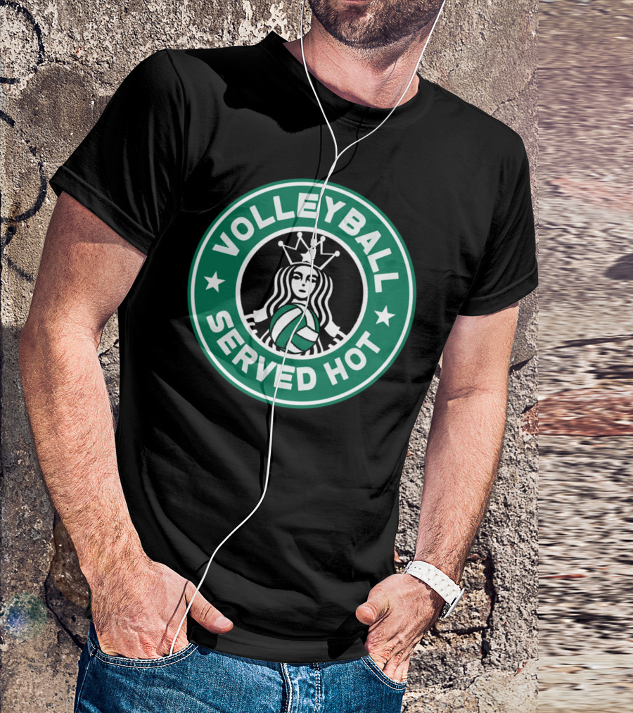 Volleyball Served Hot Funny Parody Perfect T-Shirt