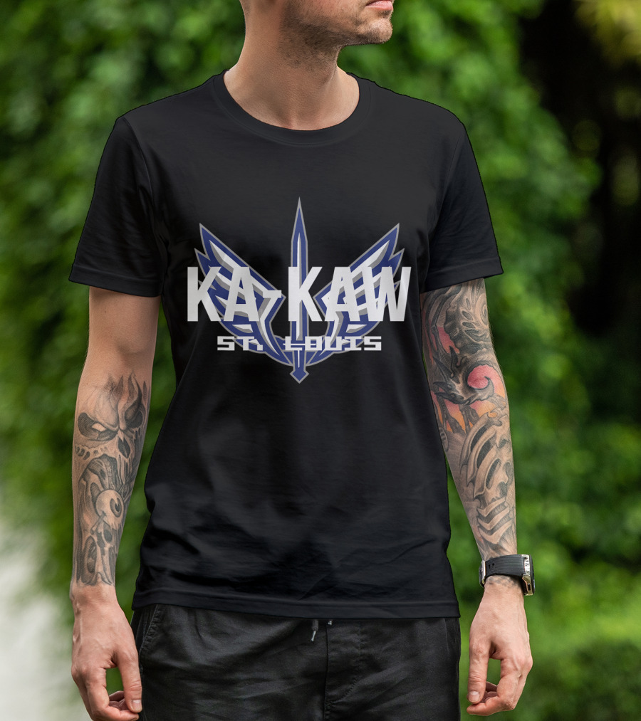 St. Louis BattleHawks Ka Kaw Football Fans T-Shirt