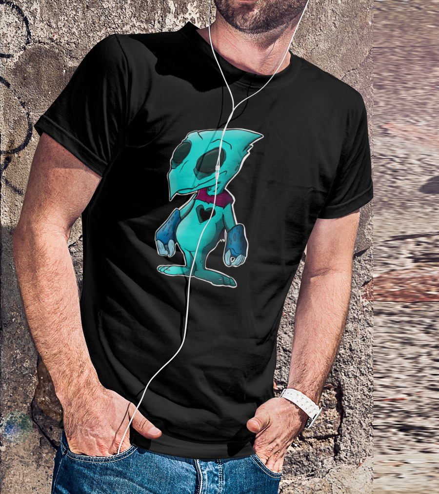 Heartless Kingdom Hearts Blue Creature With Heart T-Shirt